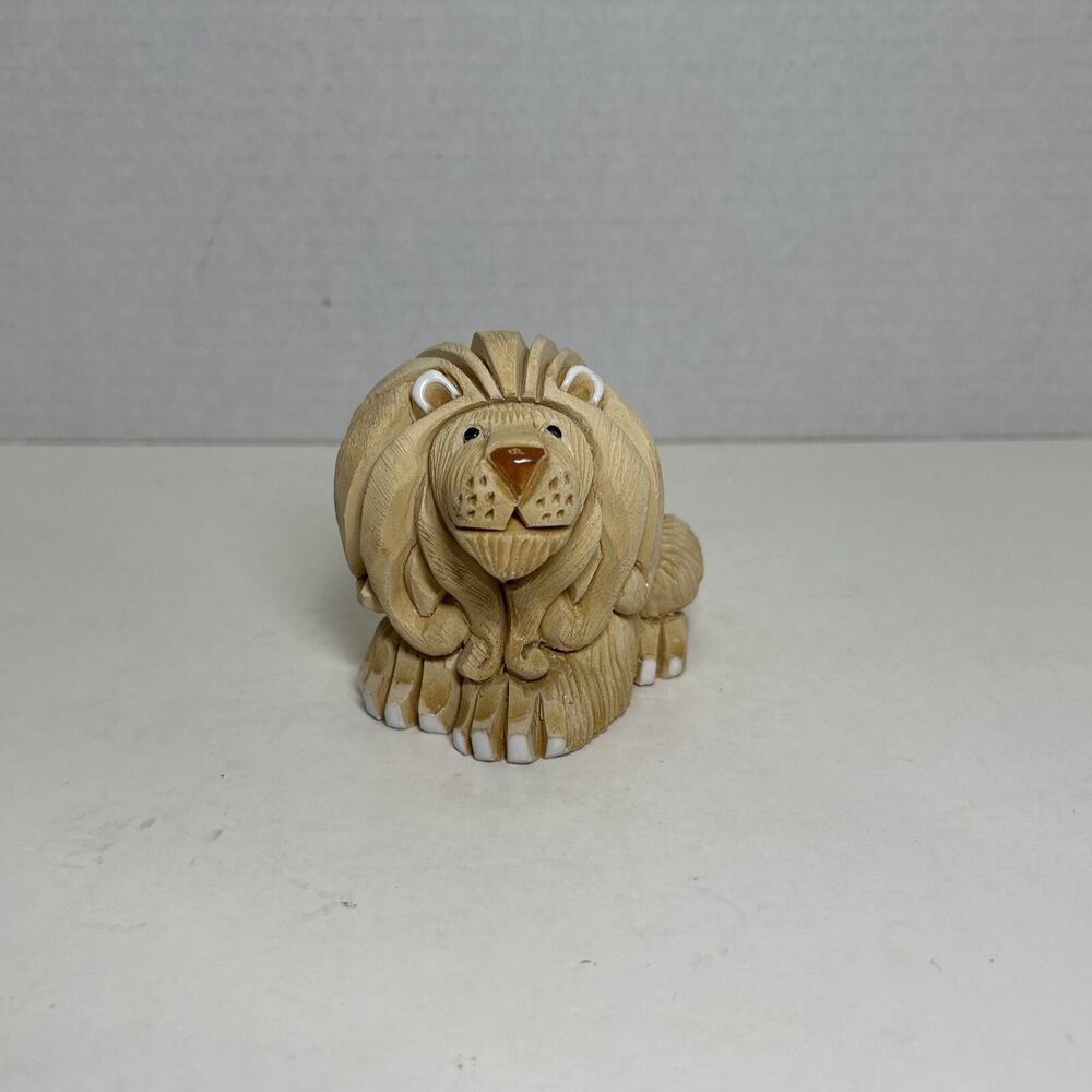 Vtg Artesania Rinconada Art Pottery Handsome Male Lion Signed Uruguay